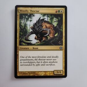 Woolly Thoctar Magic the Gathering Trading Card Shards of Alra